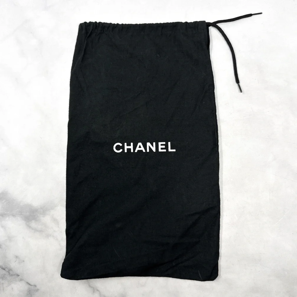 CHANEL Vintage Y2K Camellia Suede Flower Strappy Flat Slide Mule Sandals Black